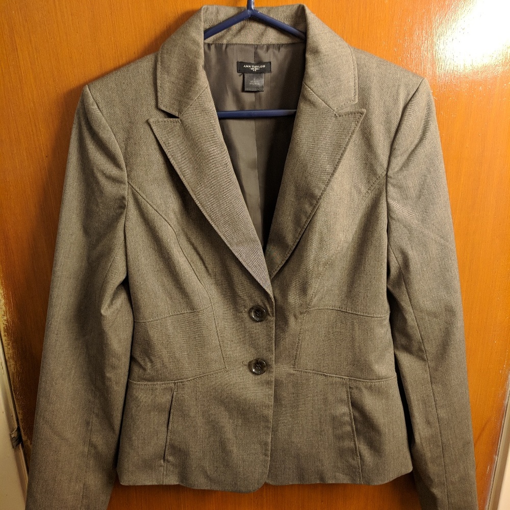 Ann Taylor Blazer - Size 2 - Gray